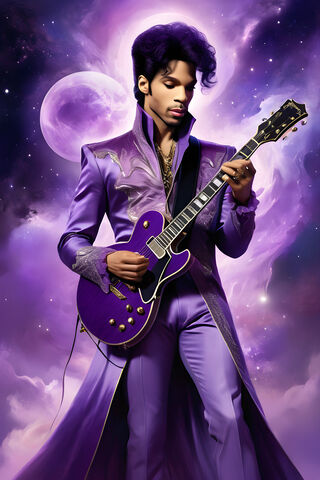 Prince Performing A Masterpiece