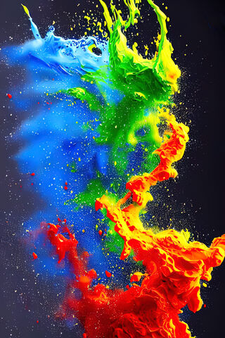 Vibrant Splash of Colors 🎨✨