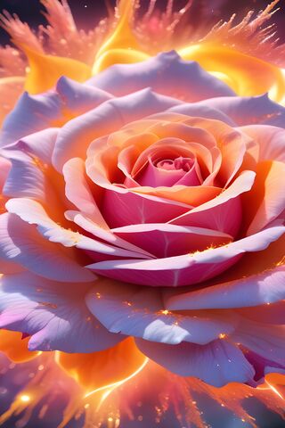 Radiant Rose Blossom