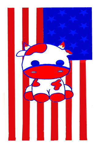 Stars and Stripes Moo-d