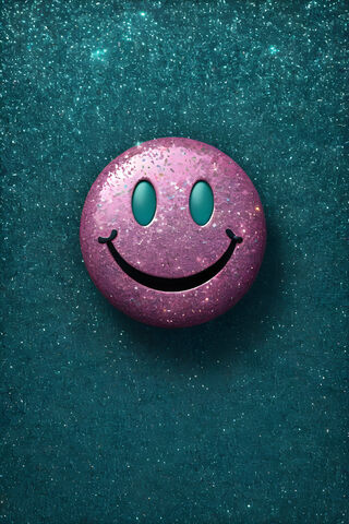 Pink Glitter Face