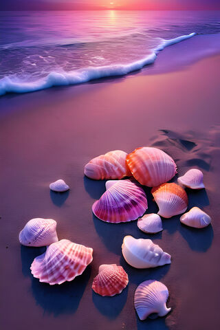 Pink Perple Beach