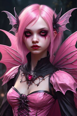 Enigmatic Pink Fairy 🧚..