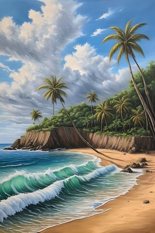 Tropical Serenity: A Glimpse of Puerto Rico's Paradise 🌴🌊