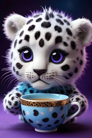Purple Eyes Leopard