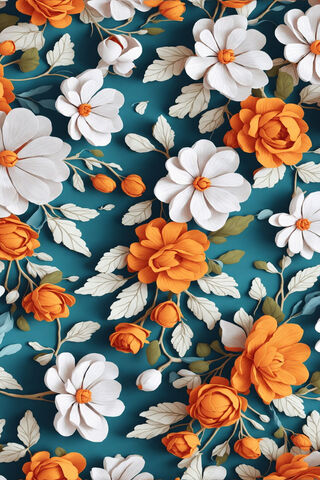 Pattern With Florals