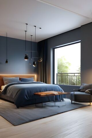 Cozy Modern Bedroom Retreat 🛏️✨