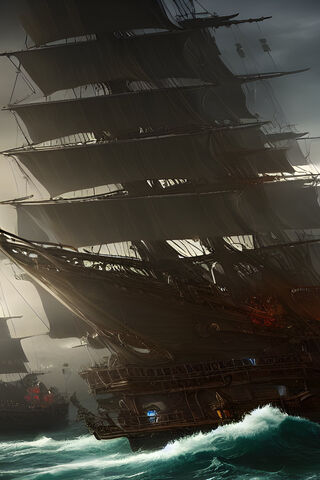 Mysterious Pirate Ship ..