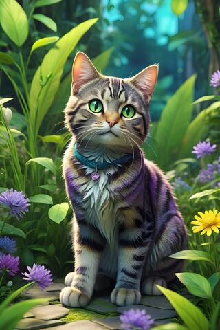 Purple Kitty