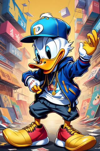 Hip-Hop Duck Vibes 🎤🦆
