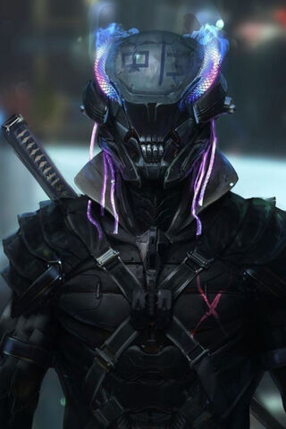 Futuristic Warrior in C..