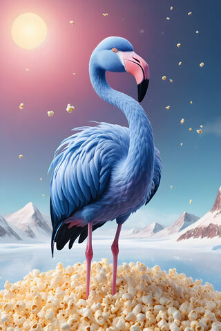 Popcorn Flamingo