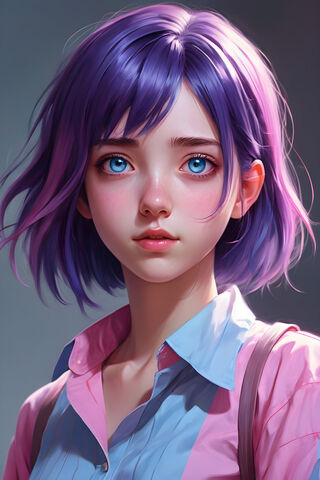 Purple Hair
