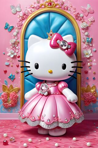 Princess Kitty in Pink ..
