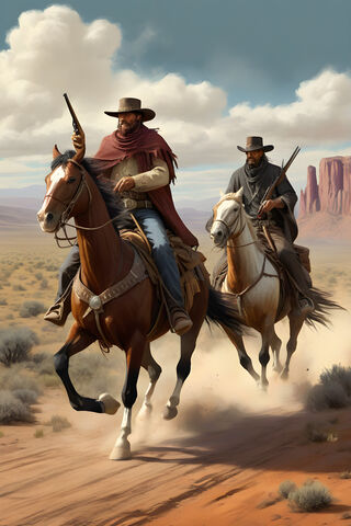 Poncho and Lefty Running
