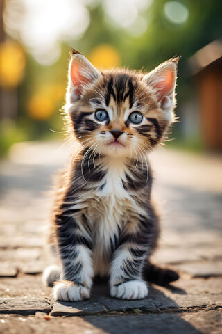 Adorable Fluffy Kitten 🐾
