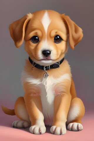 Adorable Puppy Portrait..