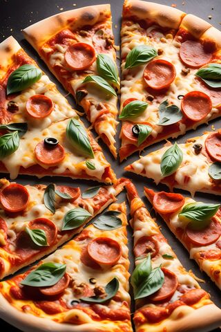 Delicious Pepperoni Pizza 🍕✨