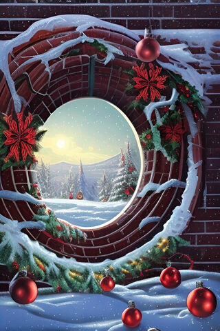 Winter Wonderland View 🌨️🎄