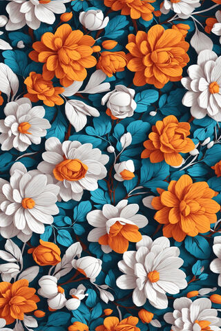 Pattern With Florals