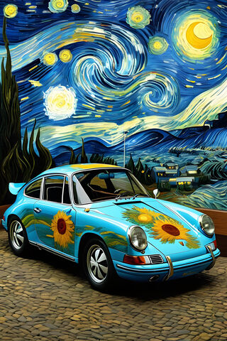 Starry Night Ride 🌌🚗