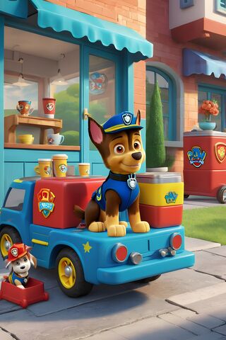 Paw Patrol's Coffee Adventure! ☕🐾
