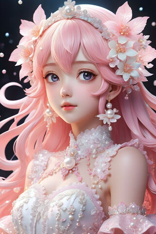 Pretty Little Girl Pearl Girl