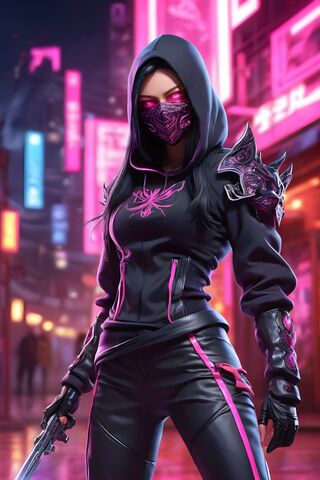 Pink Glow Assassin