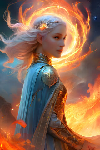 Celestial Sorceress 🌌🔥