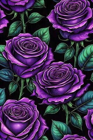 Purple Roses