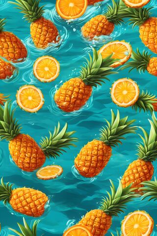 Tropical Splash 🍍🍊