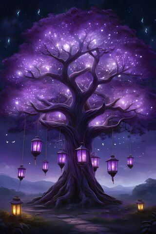 Purple Tree