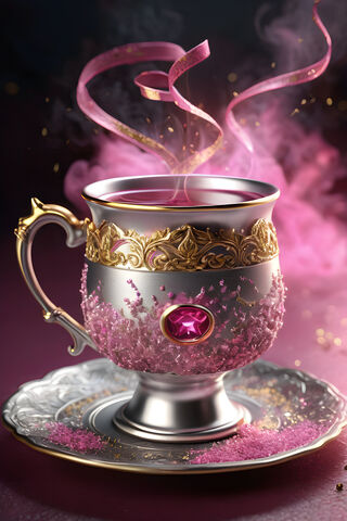Pink Tea Set