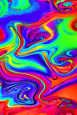 Vibrant Swirls of Color..
