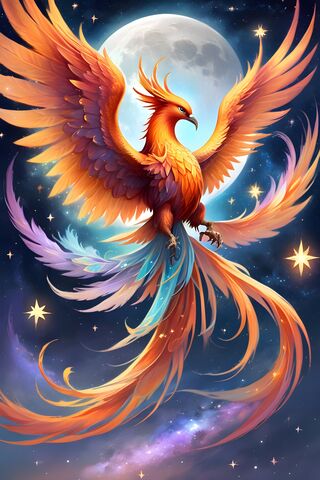 Majestic Phoenix Rising 🌌🔥
