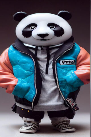 Stylish Panda Vibes 🐼✨