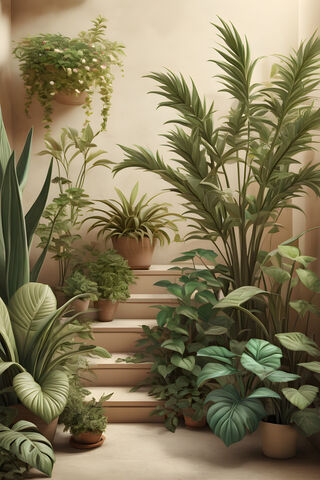 Lush Green Oasis 🌿✨