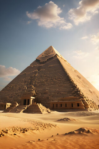 Majestic Pyramid of Giza 🌅🏜️