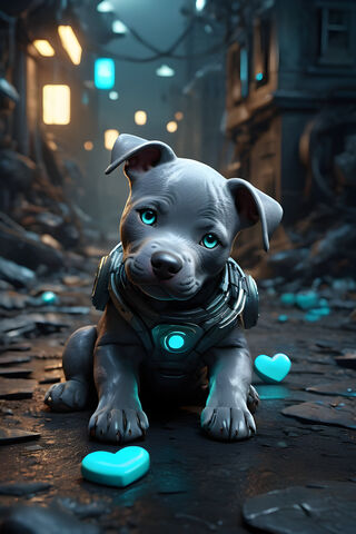 Plush Puppy Pitbull