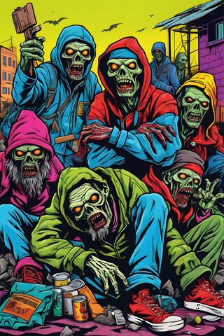 Zombies Unite: A Colorf..