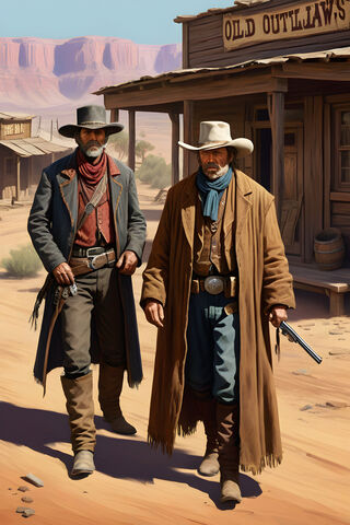 Poncho and Lefty Old West Outlaws