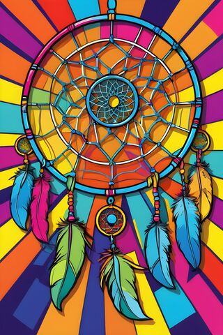 Vibrant Dreamcatcher 🌈✨