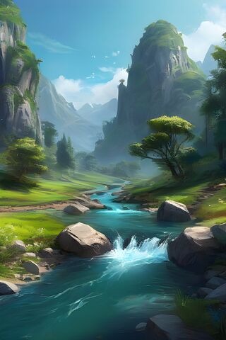Tranquil Oasis 🌿💧