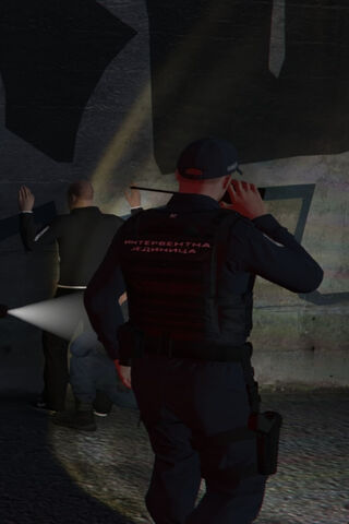 Night Patrol in Action ..