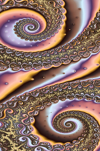 Mesmerizing Fractal Swirls 🌌✨