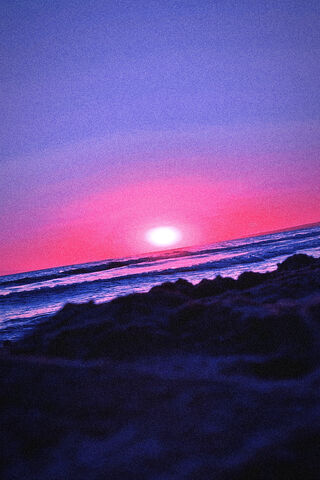 Serene Sunset Over the ..