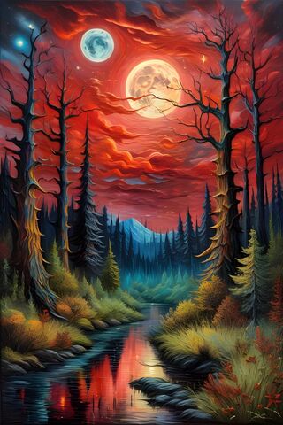 Painting Of A Wilderness