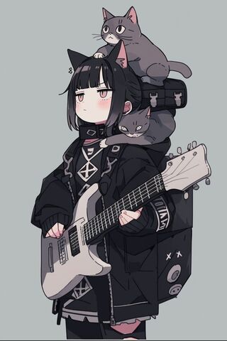 Rockin' with Cats! 🎸🐾