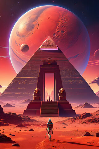 Queen Cleopatra and 2nd Pyramid Of Mars Seti 1