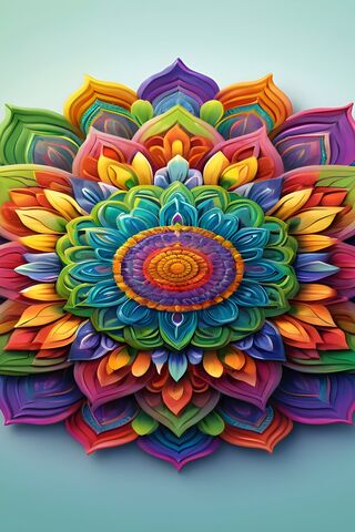 Vibrant Mandala Magic 🌈✨
